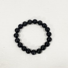 御古齋 彩虹黑曜手珠念珠 珠徑10mm 提升能量 避邪化煞 助益事業運