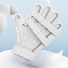 [왼손] 손바닥 지판 고급 고관절 왼쪽 노인 손가락 운동 근력운동 손고정 운동용품 편마비 도구 장갑, 1개