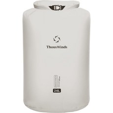 여행 낚시 오토바이 캠 카약 보트 타기를 Thous Winds 헤비 듀티 방수 드라이 백 24L36L 대용량 롤 탑, COCO White, 24L