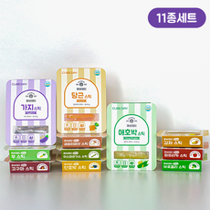 큐브데이 핑거푸드 스틱채소 11개 세트 자기주도 간식 야채 토핑 죽