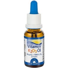 제이콥스 비타민 K2 D3 오일 20ml 640인분, 1개