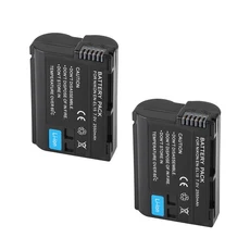 2550mAh 배터리 니콘 V1 D600 EN-EL15A EN 충전기, 05 2 Battery