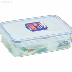 직사각 플라스틱 밀폐용기 550ml 식재료보관 자취생반찬통 반찬소 주방수납정리 냄새차단용기, 1개