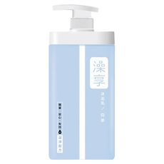 澡享 沐浴乳 白茶 溫和洗淨 清爽不黏膩, 1kg, 1瓶