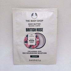 THE BODY SHOP 玫瑰沐浴膠 60ML 旅行用組, 1個, 滋養霜 8ml