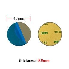 호환 마그네틱 자동차 전화 거치대 다리미 시트 스티커 디스크 자석 태블릿 책상 스탠드 라운드 대한 얇은, 11 40mm 0.5mm