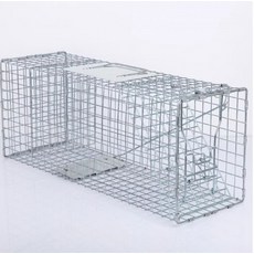 고양이 포획틀 접이식 자동 철장 길고양이 개 강아지 구조 안전 트랩 야생동물용, 1개, 93x33x31cm 칸막이포함