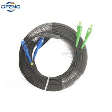 실내 및 광섬유 드롭 케이블 광학 패치 코드 SM SX G675A1 커넥터 3 스틸 2 200m DIY, 06 SC UPC to SC UPC