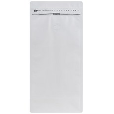 테리장 고급형 아로마밸브 박스파우치 커피 원두 봉투 1kg 무광 화이트, 100개