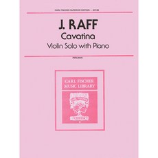 學興書局 Joachim Raff 約阿希姆·拉夫 Cavatina Op.85 No.3 小提琴鋼琴樂譜，提升音樂素養與演奏技巧, 1個