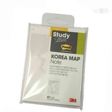 에스 3M 코리아맵 노트 MAP 657 한국사필기노트