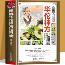 椰子圖書 詳儘方劑 圖解華佗神方祛百病精裝216頁 偏方驗方中醫醫藥本草綱目保健養生, 圖解華佗神方祛百病