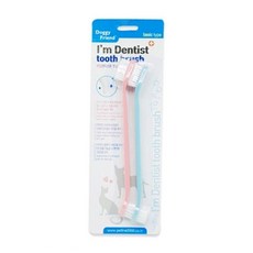 반려견 2종 칫솔 일반모 2개입 1P 강아지 구강건강dao7+9oWn