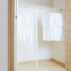 Y형 스프링 수직 막대 옷 건조대 옷장 중앙부 받침대 확장형 압축봉 지지대, 1.수직폴 높이69-115cm(크로스바제외)