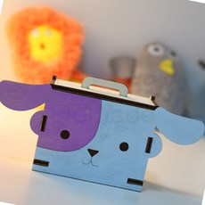 글샵 DIY 태엽 오르골만들기 동물보석함 강아지 모형완구