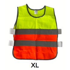 大力夯專業五金 兒童反光背心 XL/XXL尺寸 側面彈性設計 高亮度反光 透氣輕盈