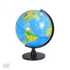 회전식 지구본 학습 교구 지리 교육 책상 장식 인테리어 소품 어린이 학생 공부, 지구본 32cm