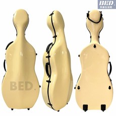 大提琴盒 1/2 1/4碳纖維琴盒 防水抗壓 帶輪輕便 飛機可託運 樂器配件, 1個, 1/2黃