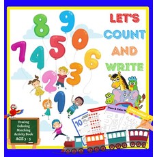 Let's Count and Write: Learn the Numbers Preschool & Pre-Kindergarten Boys & Girls Math Workbook f... Hardcover, Simplify Smart, English, 9781678070441