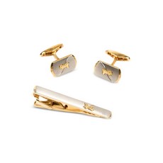 셀린느 중고 1990's 엠보스드 커프 링크스 세트