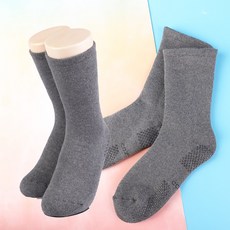 2켤레 무압박 논슬립 겨울양말 남자 여자 산모 임산부 산후조리원 고무밴드없는 발목조임없는 편한 미끄럼방지 두꺼운 보온용 방한 기모 양말 마미삭스