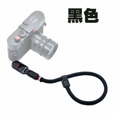 快拆快插扣登山繩相機背帶傘繩肩帶 微單眼相機通用斜挎頸繩, 1個, 黑色, 黑色