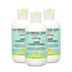 캘리포니아베이비 유아 헤어 컨디셔너 카밍 프렌치 라벤더, 251ml, 3개