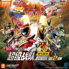 布魯可 超級戰隊 羣星版 第2彈 勇氣爆發 可動拼裝玩具, 1個, 超級戰隊羣星版第2彈-端盒9只,本人已滿8歲並且取得監護人同意