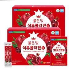 (1+1)농협 석류콜라겐젤리스틱 30포x2박스 총60포 히알루론산 엘라스틴 함유, 600g, 2박스
