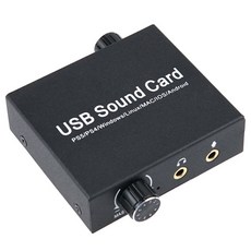 컴스 외장형 USB 사운드카드, 컴스외장/USB[정품.무배]