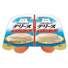 CIAO 啾嚕 雙喵杯 貓餐杯 貓罐頭 肉泥 補水罐, 1個, IMC-223鮪魚+雞肉吻仔魚35g*2
