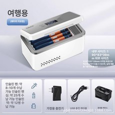 여행용 인슐린냉장고 충전식 쿨러 항온박스 USB, 기타, 듀얼슬롯 전원 배터리 없음 차량 가정용, 1L