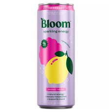 블룸 스파클링 에너지 드링크 라즈베리 레몬, 12개, 355ml
