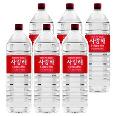 깊은바다 사랑해 해양심층수 경도 삼백, 2L, 6개