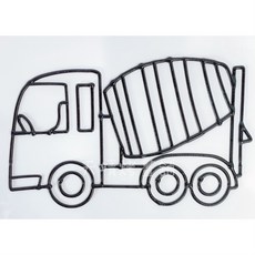 男孩交通工具類烤畫圖膠畫圖 A4大小現貨, 交通4