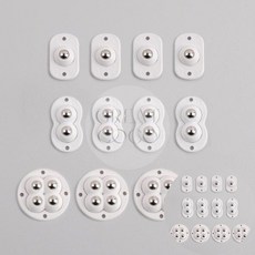 그코 붙이는 바퀴 볼롤러, 1구/4개입