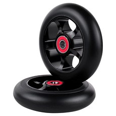 교체용 110mm 프로 스쿠터 휠 2개 Abec 9 베어링 포함 MGP/면도기/럭키 프로 스쿠터에 적합, 1개