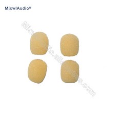 헤드셋 소형 마이크 용 윈드 스크린 스폰지 타이트 폼 커버 5 개 내경 2-3mm 베이지 블랙, 01 WHITE, [01] WHITE