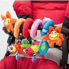 유모차장난감모빌 햇님인형 핸들형 거울포함장착