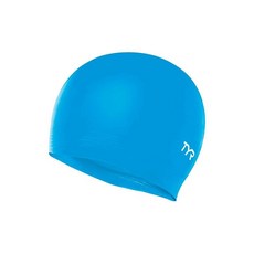 티어 TYR 라텍스 수영 모자 화이트, 로열 블루