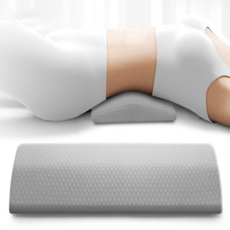 바이이레 요추 허리베게, 그레이, 1개