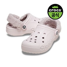 크록스 성인 BAYA LINED FUZZ STRAP CLOG BPK (26FUCL206633)
