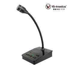 Yo-tronics 鵝頸式麥克風, 黑色, YTM-PA500