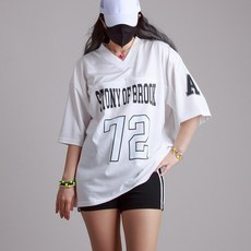 댄마샵 칠이 오버핏 저지 반팔티 방송댄스복 줌바댄스복 에어로빅복