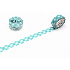【莫莫日貨】日本原裝進口 2023SS mt deco 系列 和紙膠帶 (全5款), 1個, 03.寬方格格紋・綠色 MT01D549