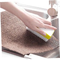 거실 바닥 조립식 매트 퍼즐 형태 카펫 깔개 미끄럼 방지 충격 흡수 소음 차단, 1개, 2조각매트소-브라운