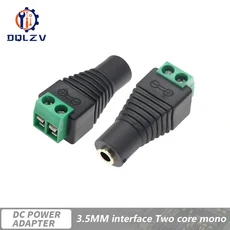 3.5 잭 커넥터 스테레오 어댑터 오디오 모노 채널 플러그-나사 터미널 플러그 3.5mm, 01 1PCS, 05 Section 2  F