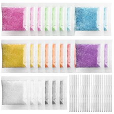 샌드캔들 만들기 모래 향초 캔들 DIY 모래 그림 대용량 30포 10컬러 (12cm 캔들 심지 포함)