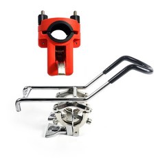 선상 갯바위 받침대 거치대 통합, 세트E 고정형스텐2중잠금(고정형헤드+방아쇠세트)