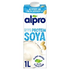 영국 알프로 Alpro Soya Long Life Drink 소야 롱 라이프 드링크 음료, 2개, 1L